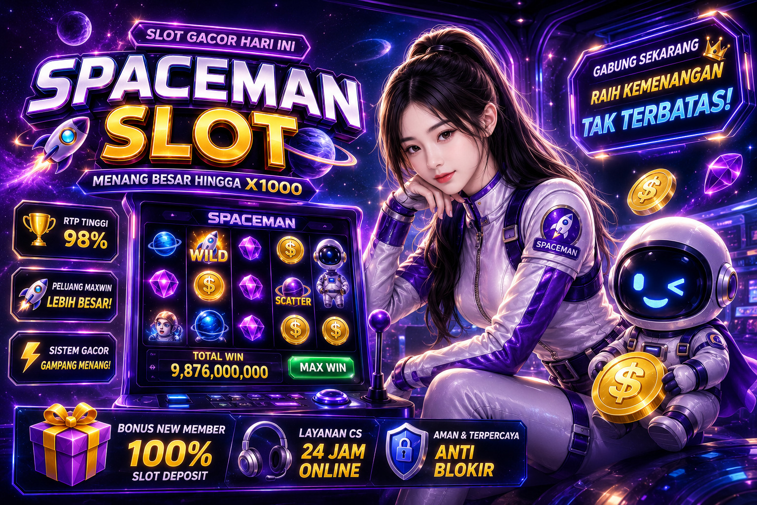 Mengenal Spaceman Slot dan Daya Tariknya di Dunia Permainan Online